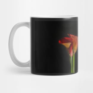 Calla on Black Mug